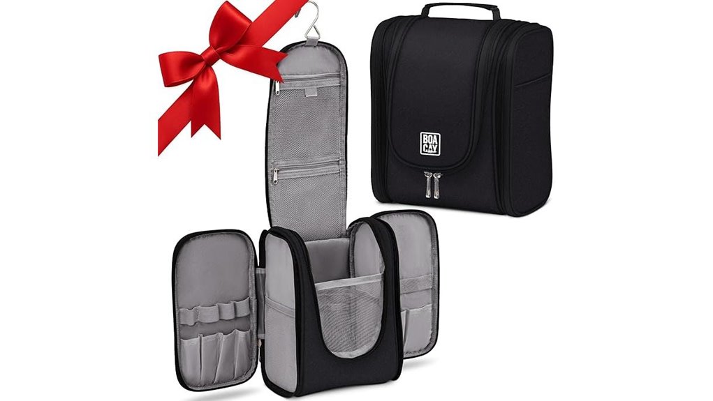 hanging travel toiletry organizer