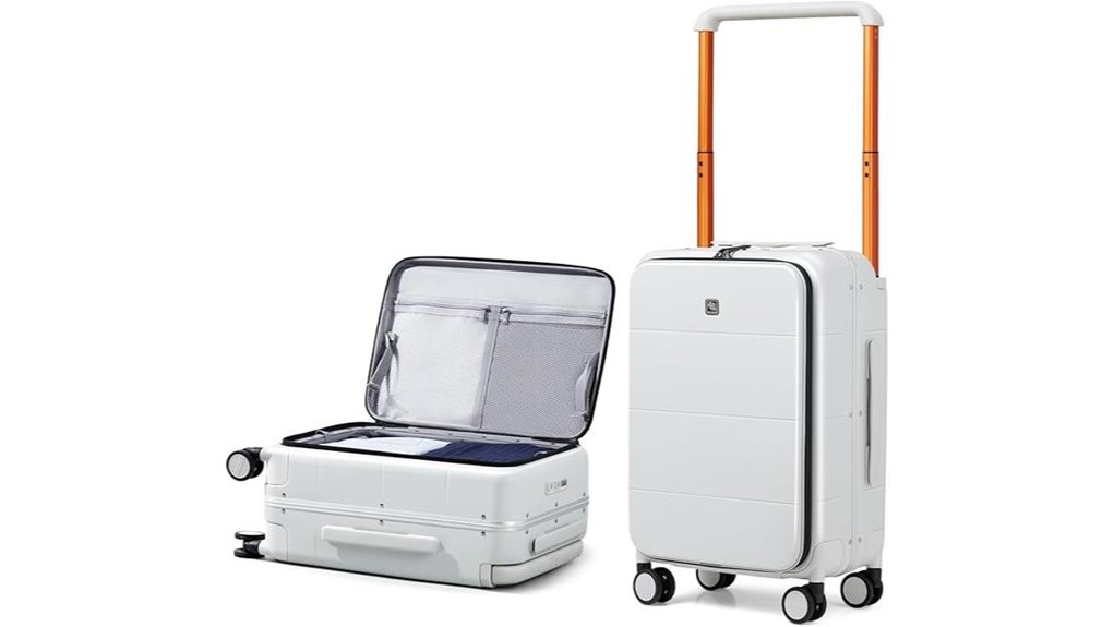 hanke 20in aluminum carry on