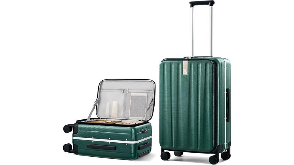 Best Lightweight Checked Luggage That Fits Airline Limits 9 hanke 24 inch hard sided spinner