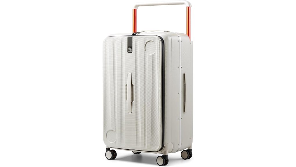 Checked Luggage with Strong Zippers Every Traveler Loves 10 hanke 26 inch hard rolling