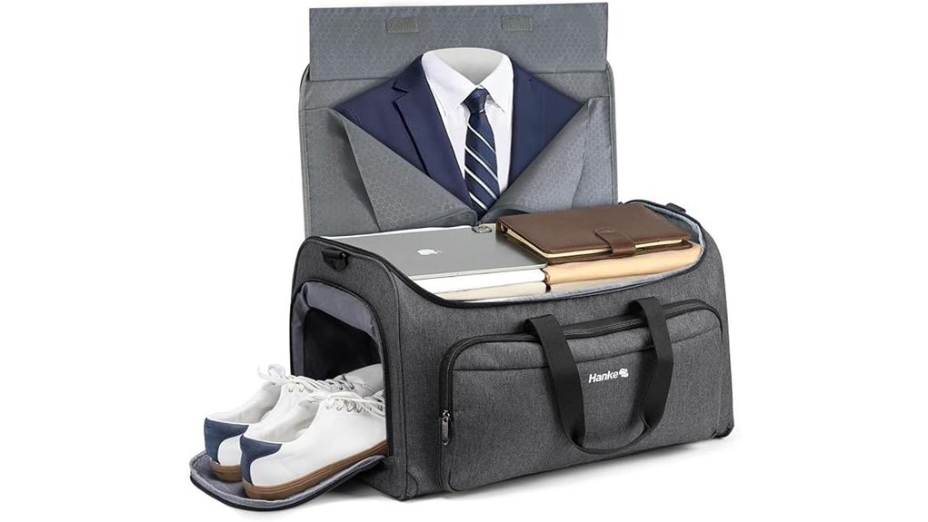 hanke convertible garment duffle