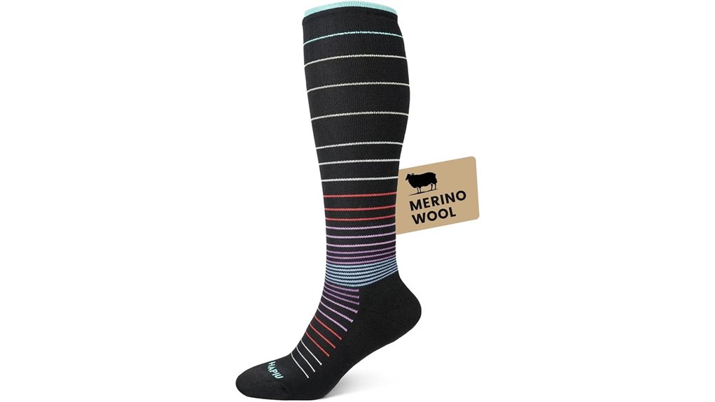hapiu merino knee high compression