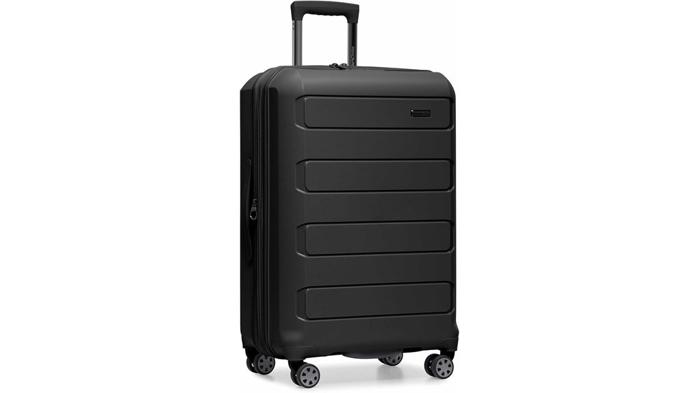 Checked Luggage with Strong Zippers Every Traveler Loves 3 hard shell spinner luggage