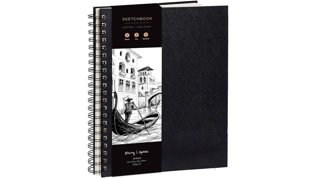 Must-Have Sketchbooks for Traveling Artists 14 hardcover thick spiral sketchbook