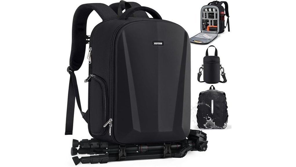 hardshell waterproof camera backpack