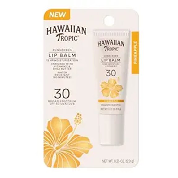 Best SPF Lip Balms for Travel (No White Residue) 13 hawaiian pineapple lip spf30