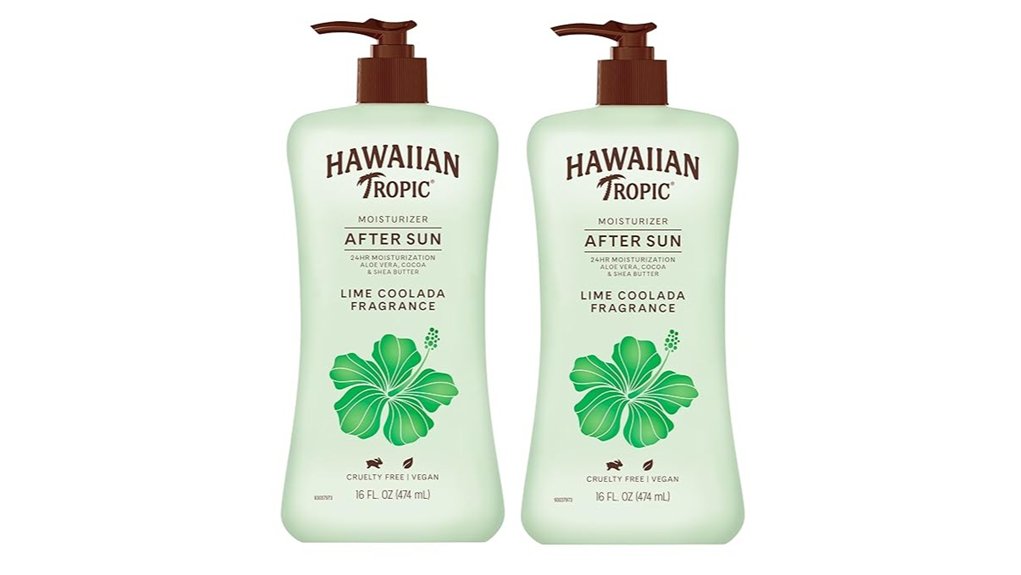 Best After‑Sun Lotions Aloe vs Moisturizer That Soothes Skin 1 hawaiian tropic lime aftersun