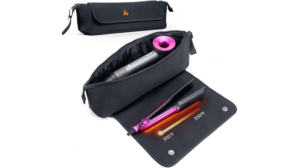 Best Heat-Resistant Pouches for Packing Hot Hair Tools 11 heat resistant hair tool bag