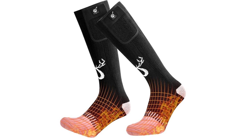 Best Heated Socks to Keep Warm in Freezing Weather 6 heated 7 4v winter socks
