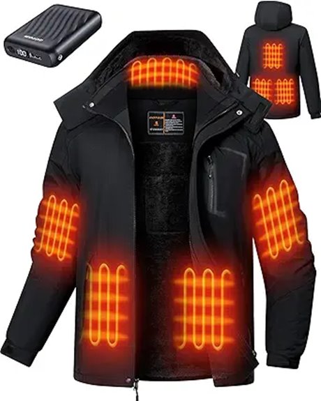 Best Heated Jackets That Keep You Cozy on Winter Travel 3 heated 8 zone ski jacket