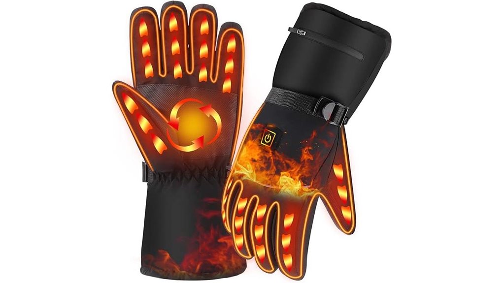 Heated Gloves Warm Your Hands When Traveling In Winter 3 heated waterproof touchscreen gloves