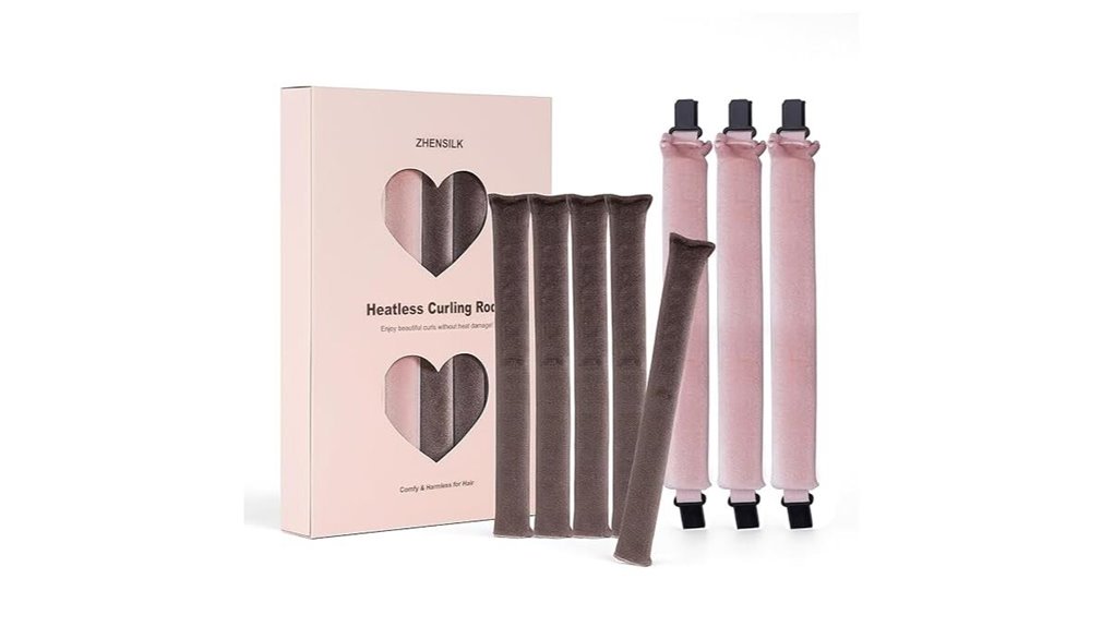 Travel‑Ready Heatless Curling Sets: Packable & Comfortable 10 heatless overnight curling rods