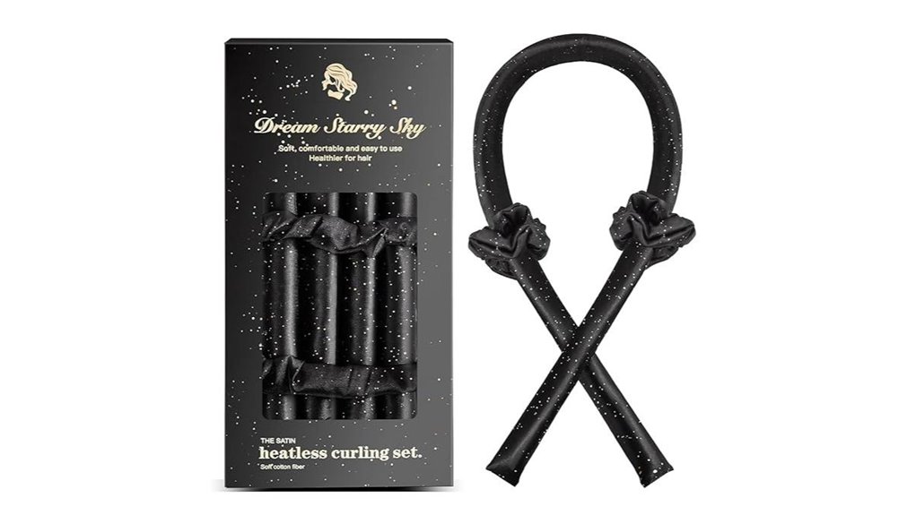 Travel‑Ready Heatless Curling Sets: Packable & Comfortable 6 heatless satin curling rollers
