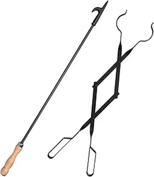 Top Fire Pit Poker Tool Every Backyard Fire Starter Needs 1 heavy 32 26 fire poker tongs