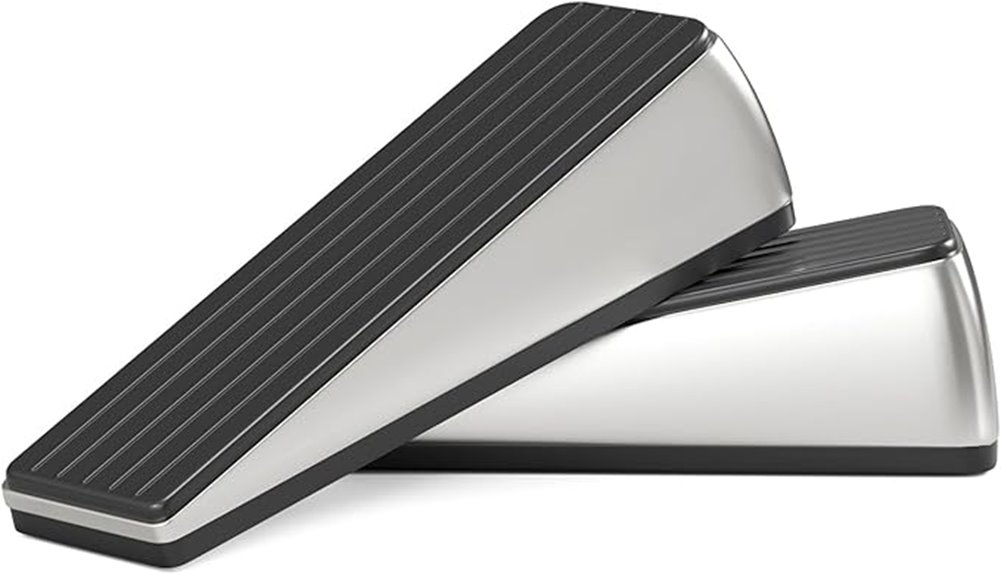 Top-Quality Non-Slip Door Stop Wedges Every Traveler Needs 1 heavy duty nickel door stoppers