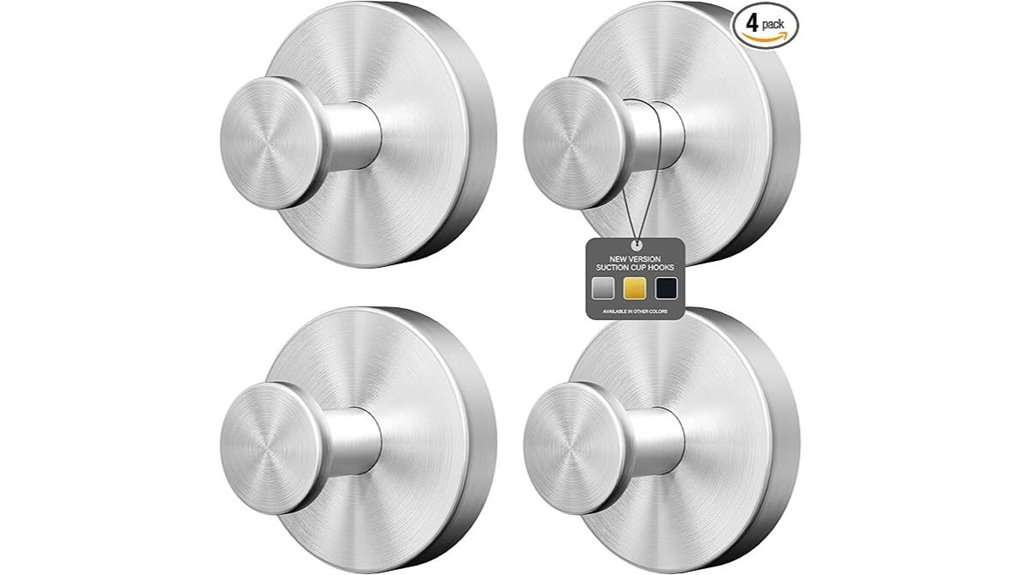 heavy duty silver shower hooks