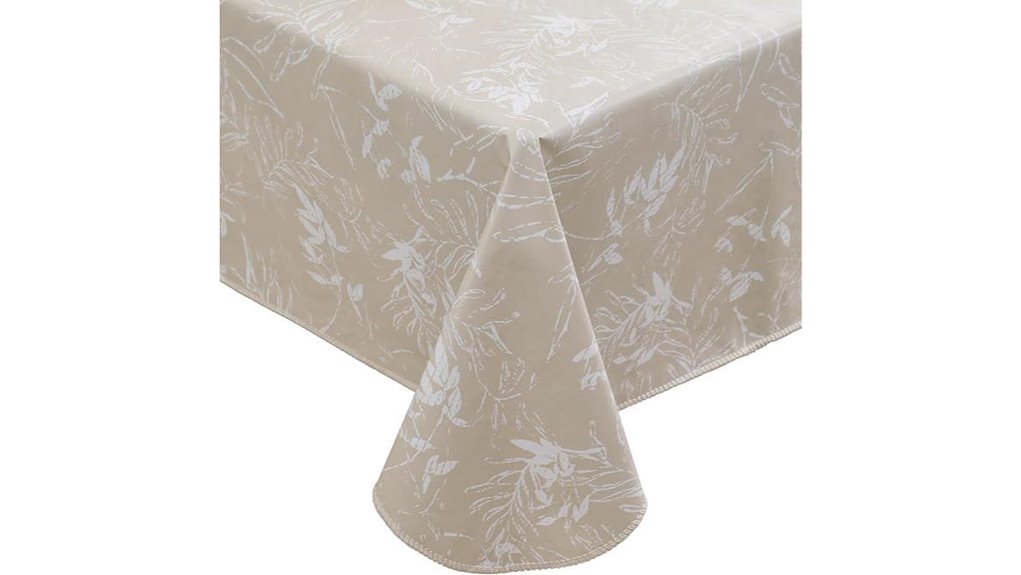 heavy duty waterproof flannel tablecloth
