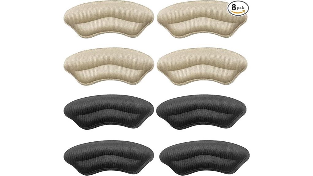 Best Heel Grips for Travel Shoes (Stop Rubbing Fast) 12 heel pads four pairs