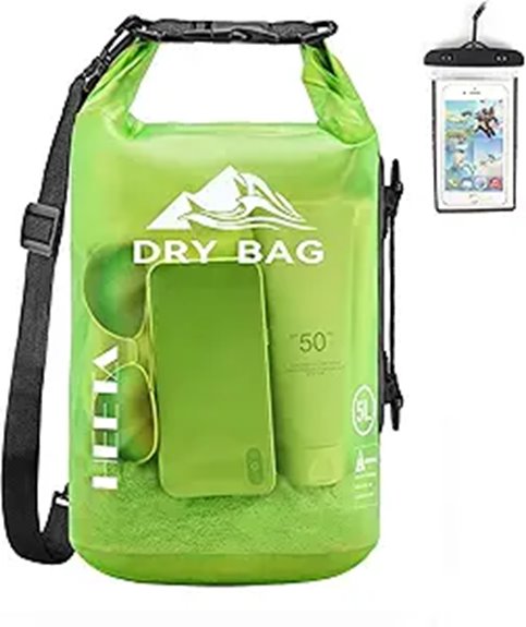 Best Dry Bags for Travel: Beach, Boat, and Waterfall Adventures 2 heeta roll top 5l 40l drybag