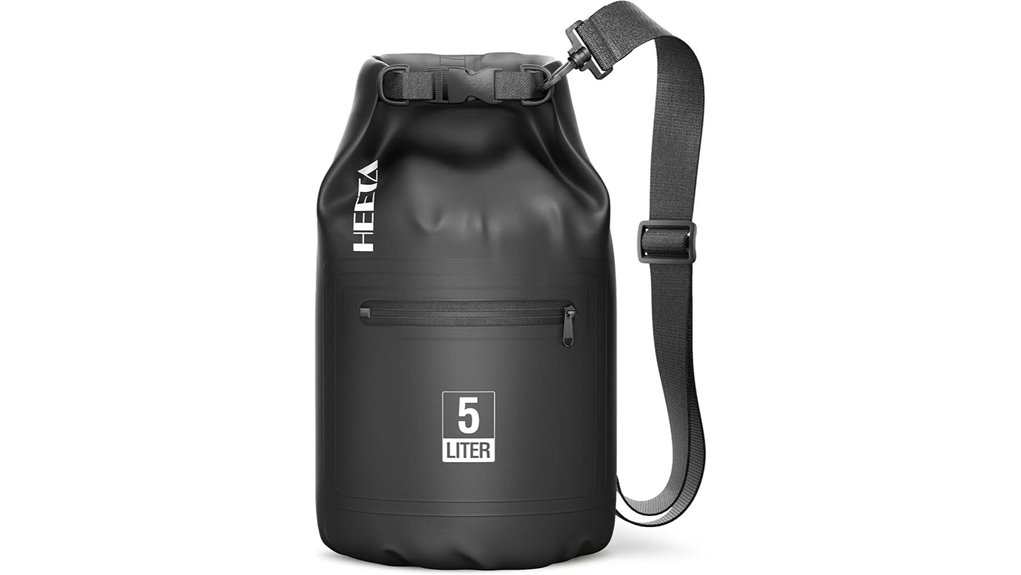 heeta waterproof roll top backpack