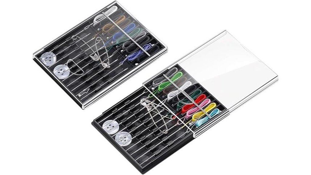 Travel Sewing Kits With Must‑Have Needles Inside 13 hestya pre threaded 2 box needles