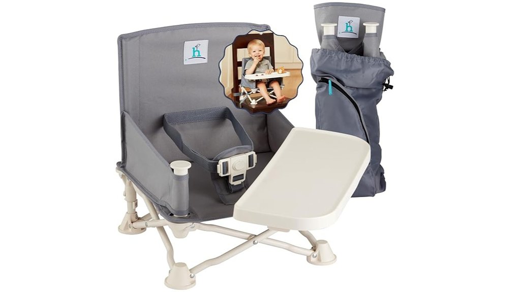 Portable High Chairs Toddlers Love for On-the-Go Feeding 3 hiccapop travel booster tray