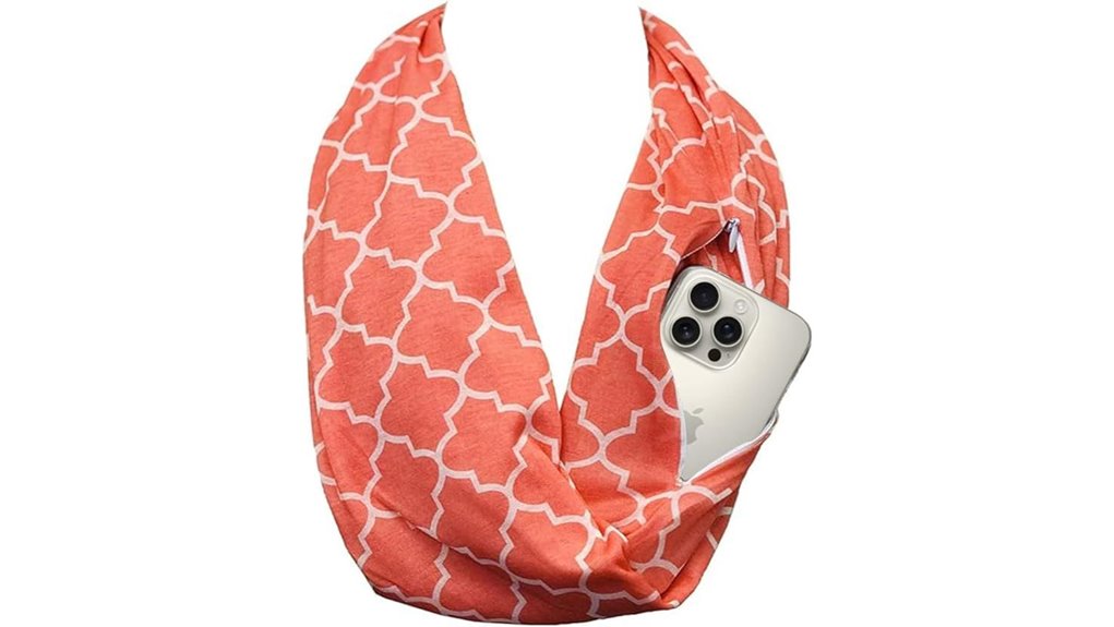 Hidden‑Pocket Scarves Keep Lightweight Items While You Travel 10 hidden pocket infinity scarf