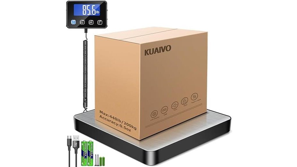 high accuracy 440lb digital scale