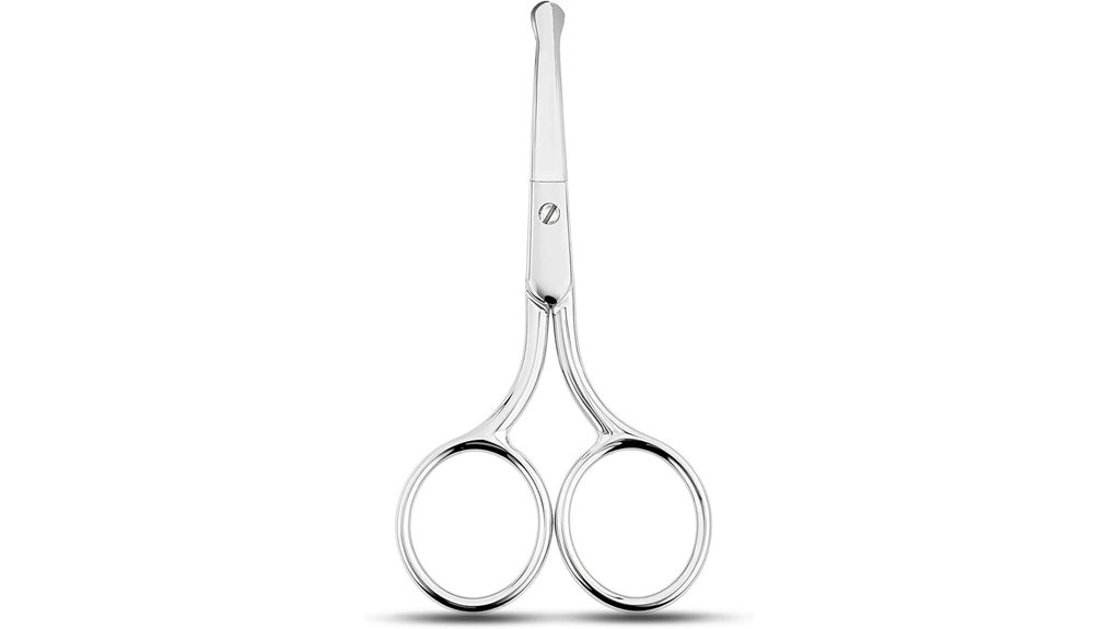 TSA‑Friendly Scissors with Rounded Tips for Travel Grooming 11 high carbon rounded nose scissors