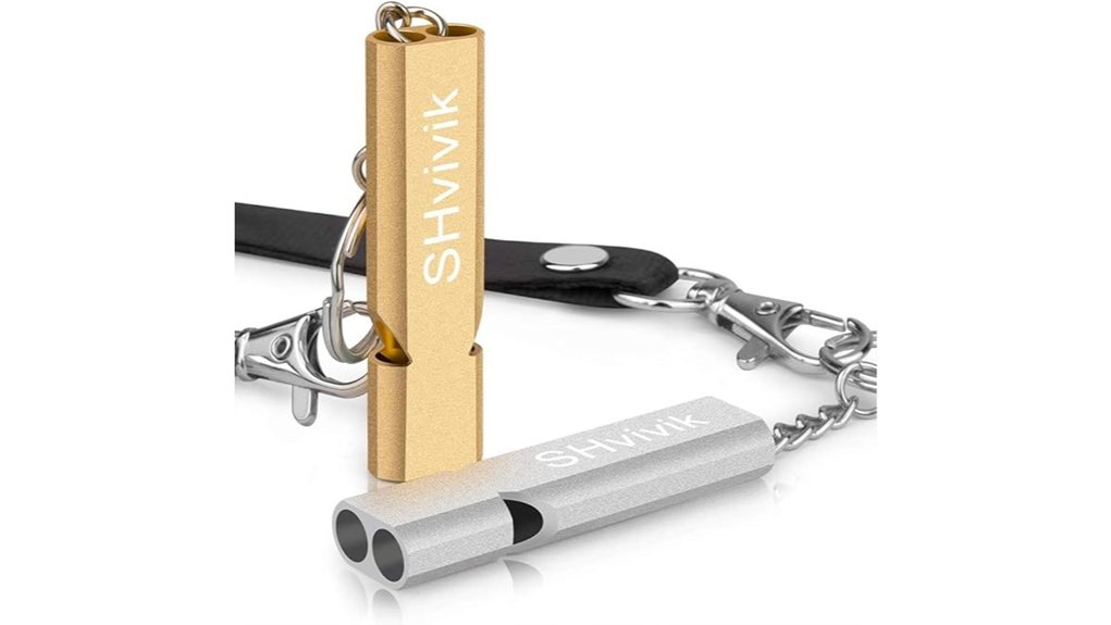 Best Small Durable Travel Safety Whistles for Travelers 3 high pitched keychain emergency whistles