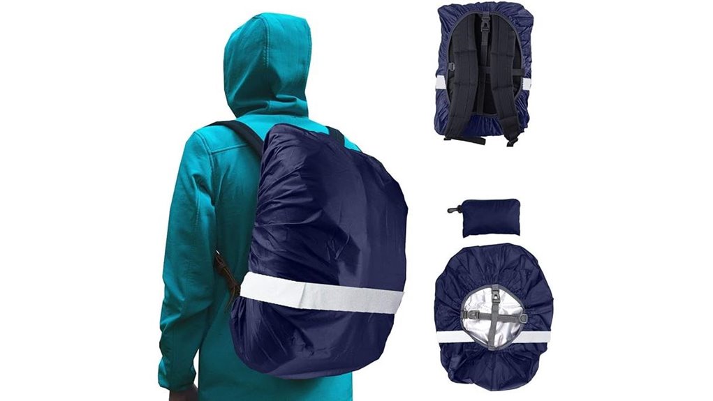 high visibility backpack rain cover