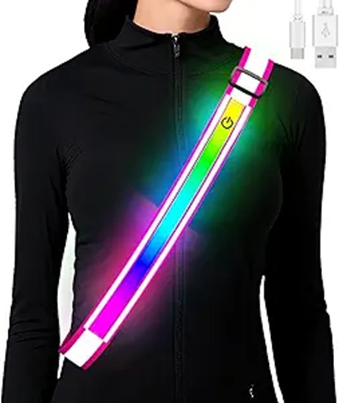 high visibility led walking belt