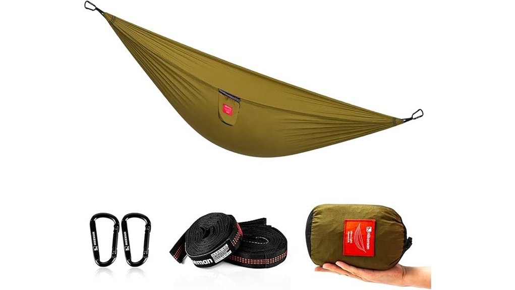 hikeman 440lb khaki hammock