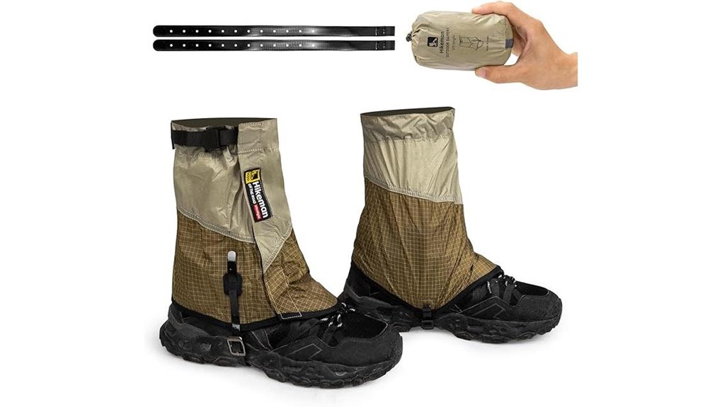 Top Gaiters for Travel Hiking That Keep Grit Out 11 hikeman lowleg waterproof gaiters