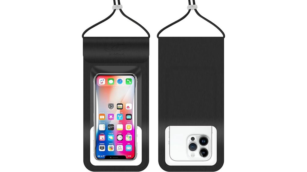 Waterproof Phone Pouches (Touchscreen Works) Keep Device Safe 13 hirui 6 1 waterproof pouch