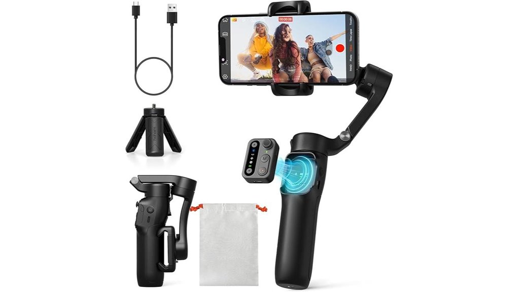 Discover the Best Folding Phone Gimbals for Effortless Travel 1 hohem x3 se gimbal