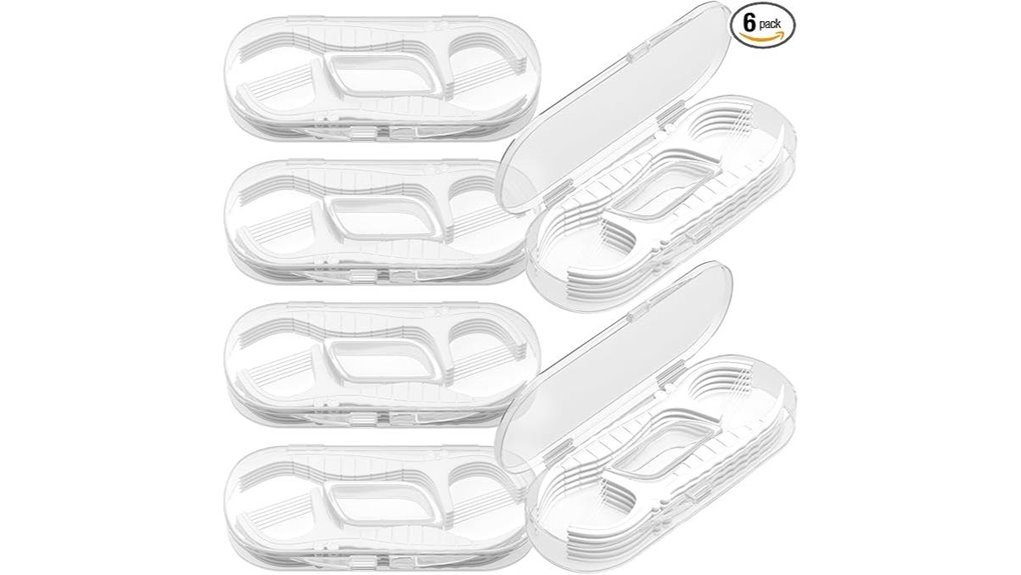 Travel-Friendly Dental Kits With Floss, Picks, and Case 12 holy rose 60 picks