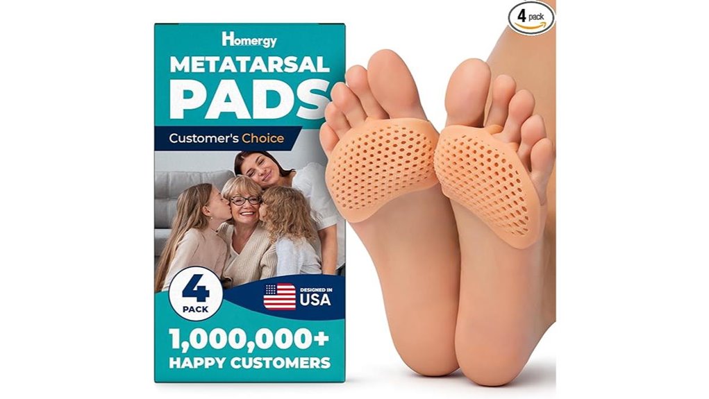 homergy gel metatarsal pads