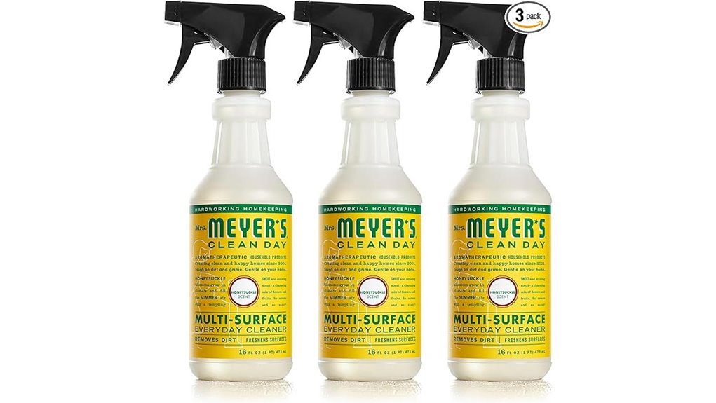 Best Surface Cleaning Spray (non-aerosol) for Spotless Home 11 honeysuckle cleaner pack 3