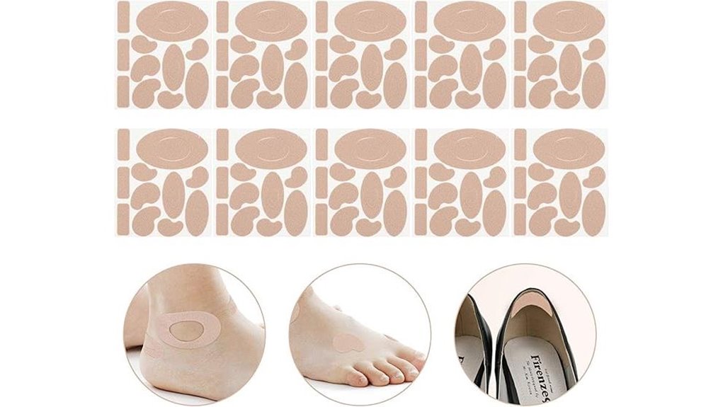 Blister Prevention Tips for City Trips: Tape vs Patches 13 honoson 110 piece moleskin pads