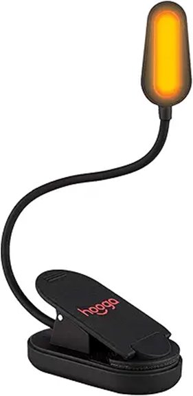 Must-Have E-Reader Lights for Travelers: Warm Tone Clip‑On Picks 2 hooga amber clip on led