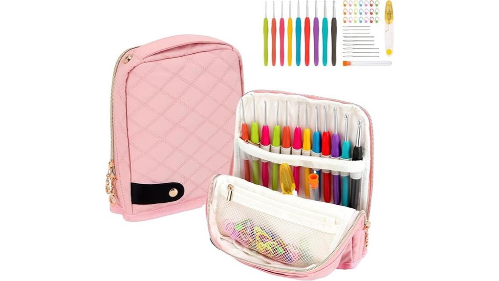 Ultimate Crochet Hook Cases That Travelers Love 12 hook case phone pocket