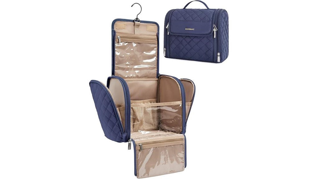 hooked blue waterproof bag
