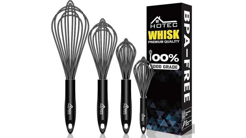 hotec silicone whisk set