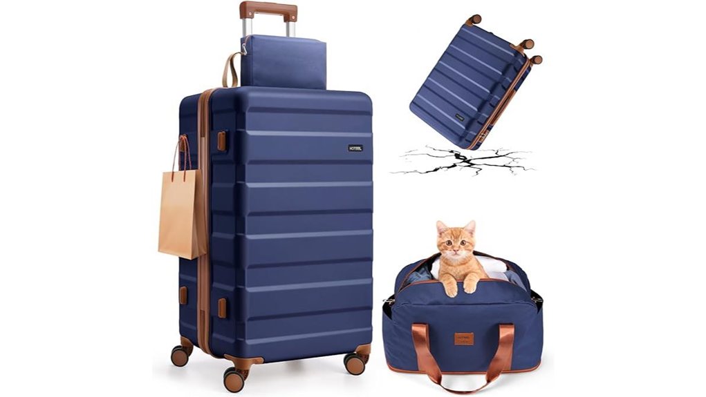 Best Carry‑On Suitcases for Small Overhead Bins 9 hoteel 20 inch dual spinner blue