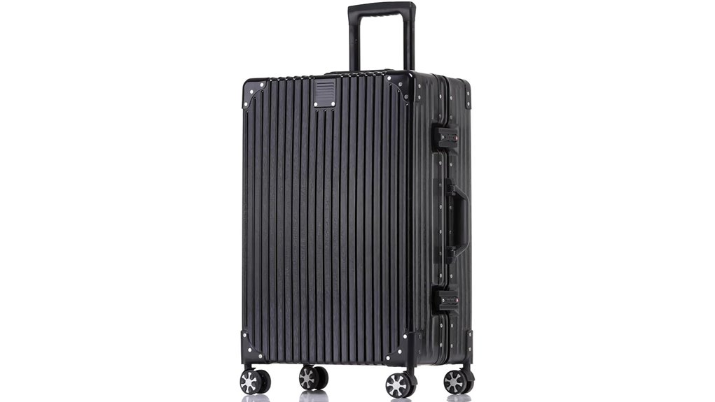 Checked Luggage with Strong Corner Bumpers for Max Protection 1 hotway 28 inch hard shell tsa