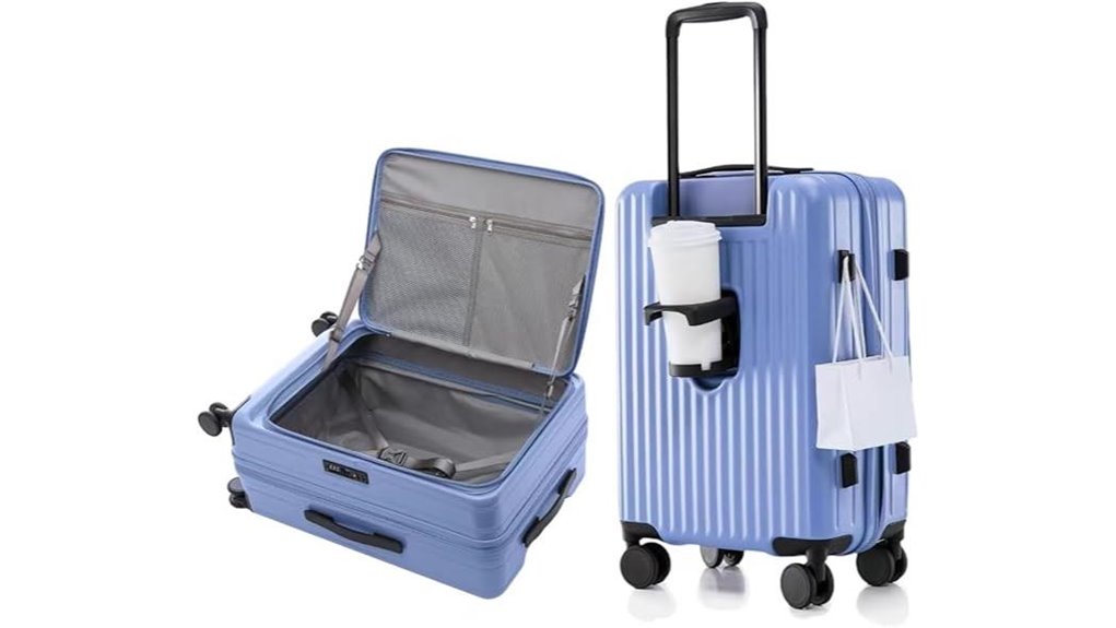 hotway expandable cupholder luggage
