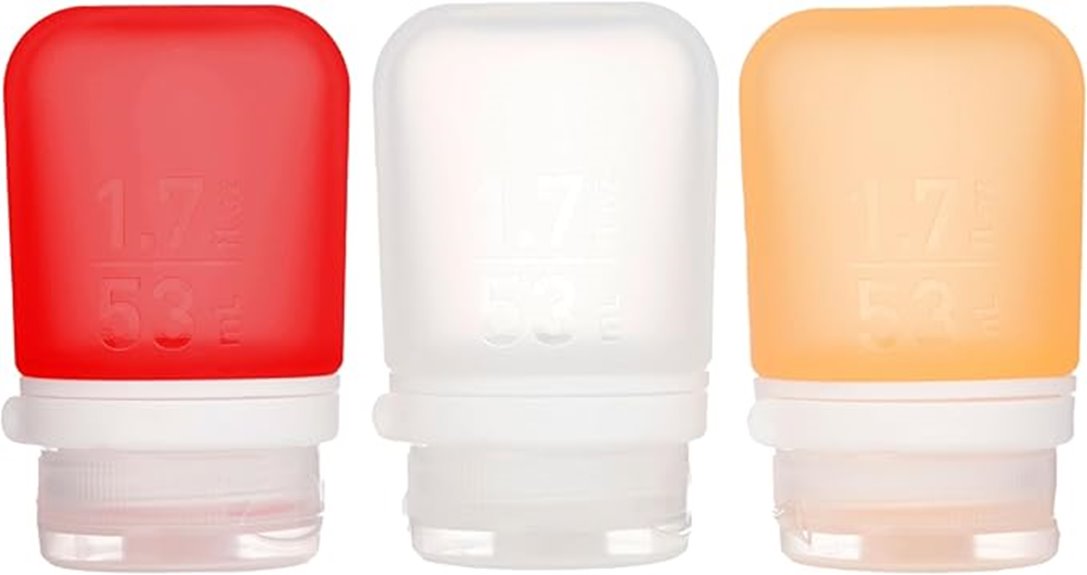 Best Travel Containers for Sunscreen: Wide‑Mouth & Mess‑Free 7 humangear 3 pack refillable bottles