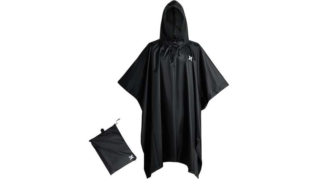 Packable Rain Capes for Travel (Bike and City Use) KeepDry 13 hurley packable waterproof poncho