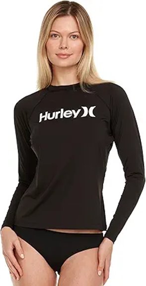 hurley women s upf50 rashguard